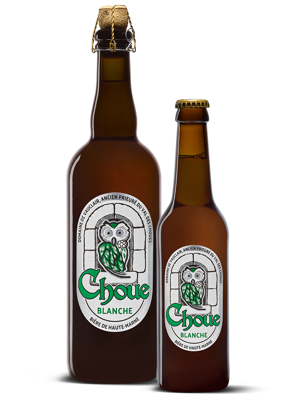 photo biere la choue blanche 75cl et 33cl